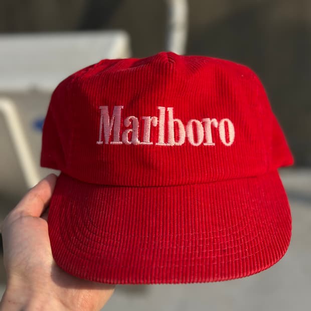 90S Marlboro 빈티지 말보로 코듀로이 모자
