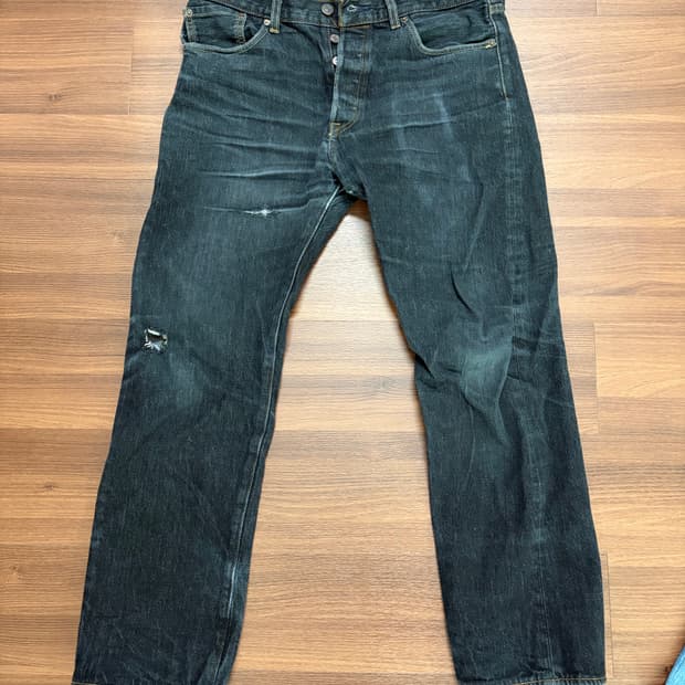 빈티지 리바이스 501 흑청 W36 L32