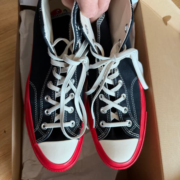 컨버스 꼼데가르송 플레이 하이탑