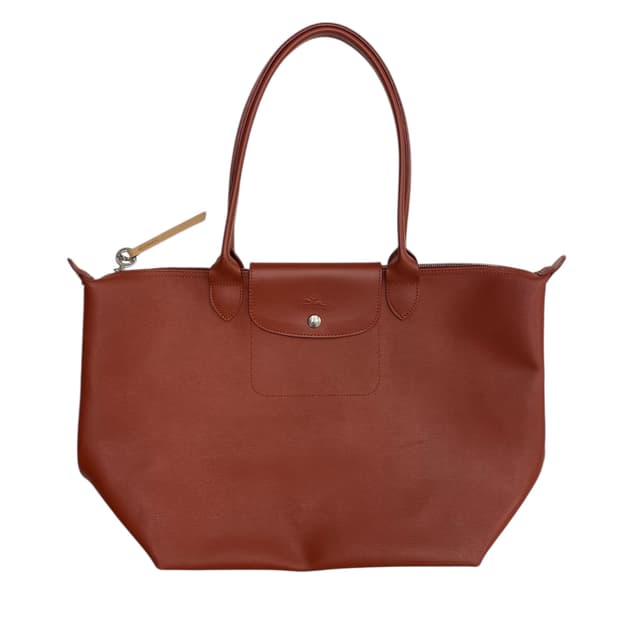 롱샴 플라넷 브릭 레더쇼퍼백