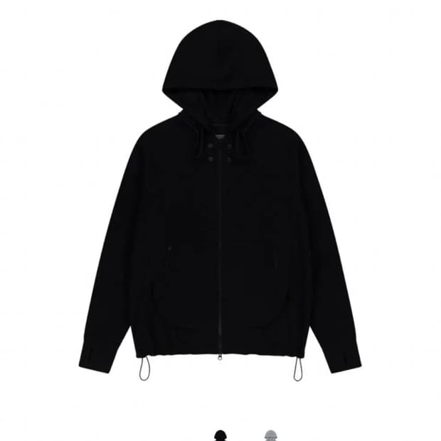 산산기어 서킷 집업 후디 블랙 1사이즈