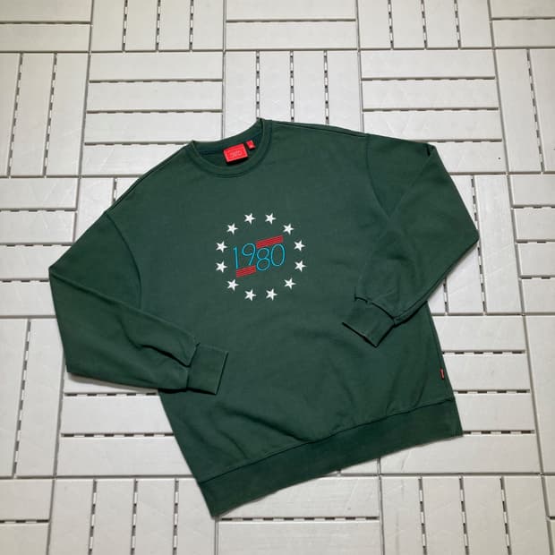 M]크리틱 자수 맨투맨 0289