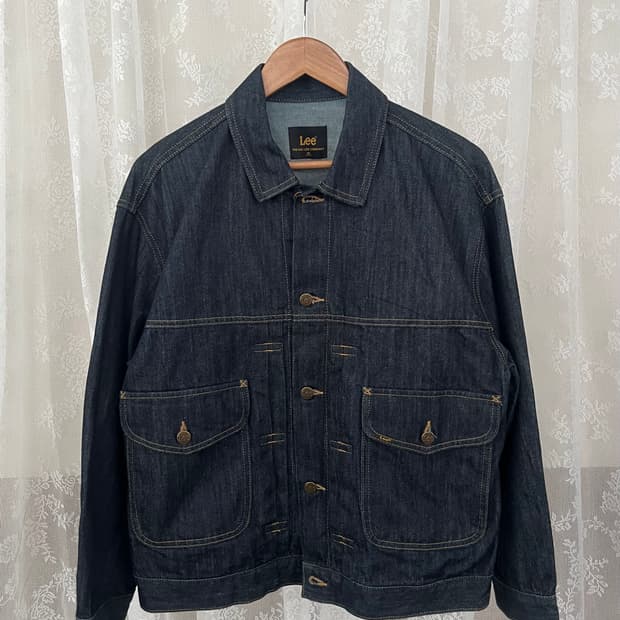 M) 리 LEE 생지 데님 트러커 자켓