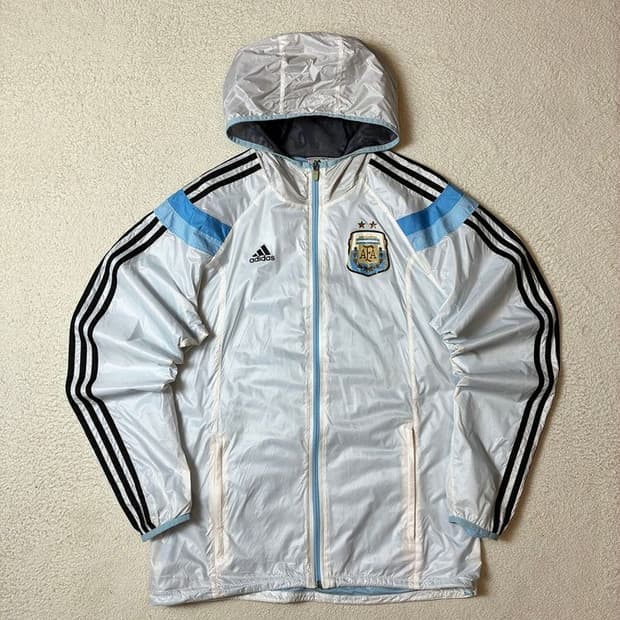 아디다스 14-15 아르헨티나 축구 국대 바람막이 자켓 PN7482