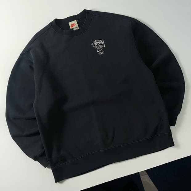 Nike 나이키 스투시 루즈핏 NRG 블랙 맨투맨