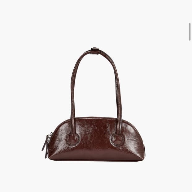 마지셔우드 BESSETTE SHOULDER 모카크링클