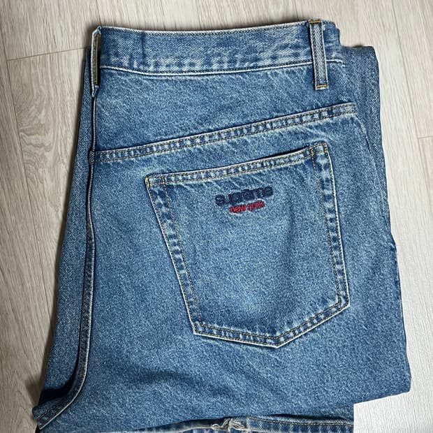 슈프림 배기진 중청 34