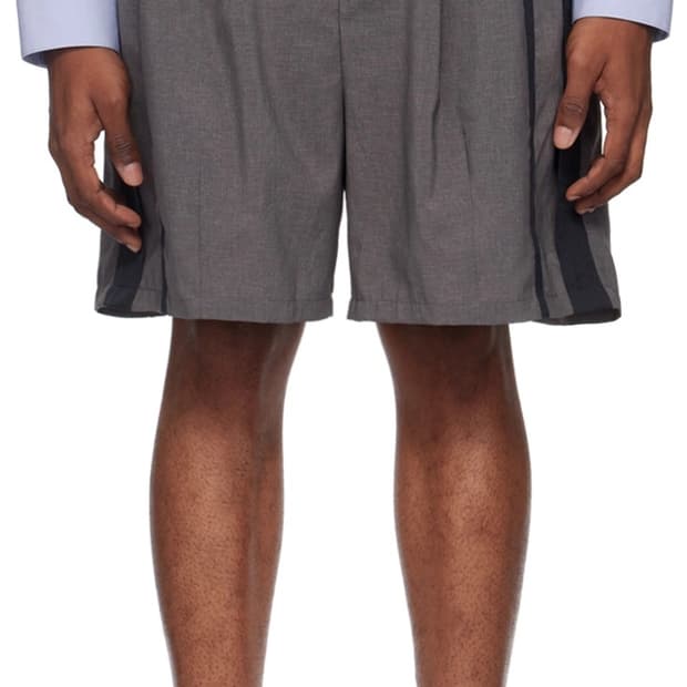 f/ce  Gray Pleated Shorts M사이즈