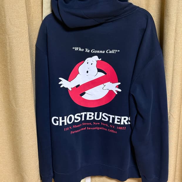 고스트버스터즈 네이비 후드티 h&m