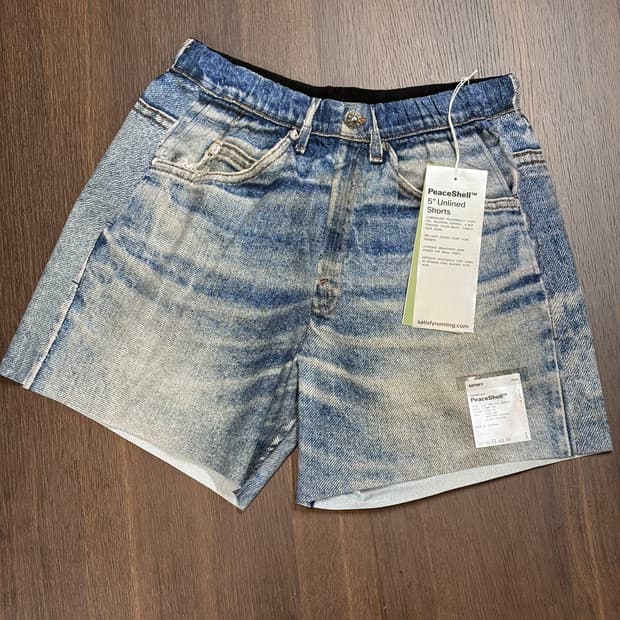 [할인] 새티스파이 디지털 데님 쇼츠 M