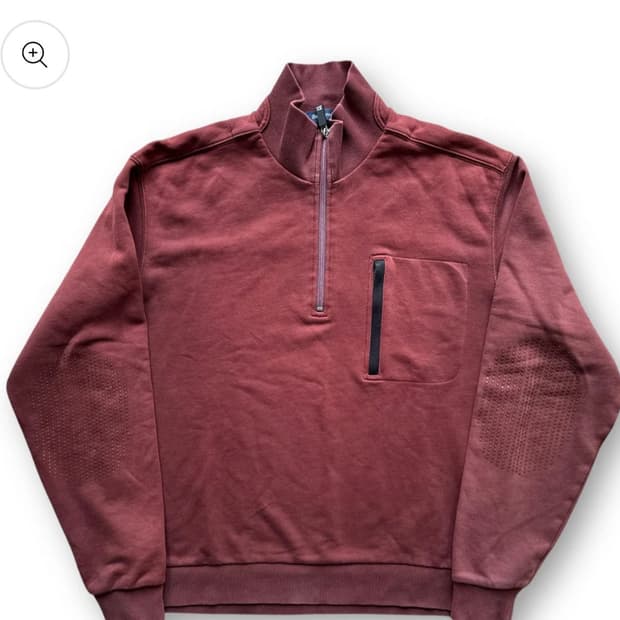 90s 제냐 테크니컬 1/4 집업 스웨터