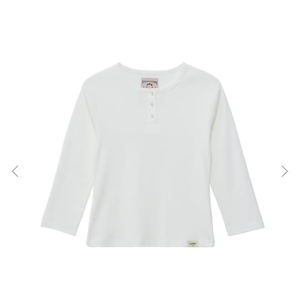 글로니 3/4 버튼티 