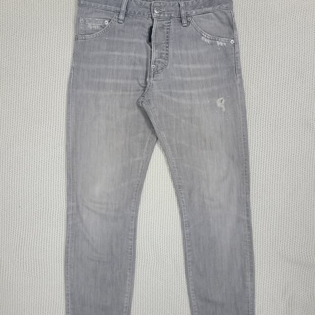 DSQUARED2 빈티지 워싱 페인트 데님