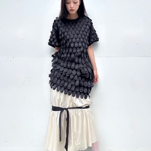 Drop mesh top & ops / black