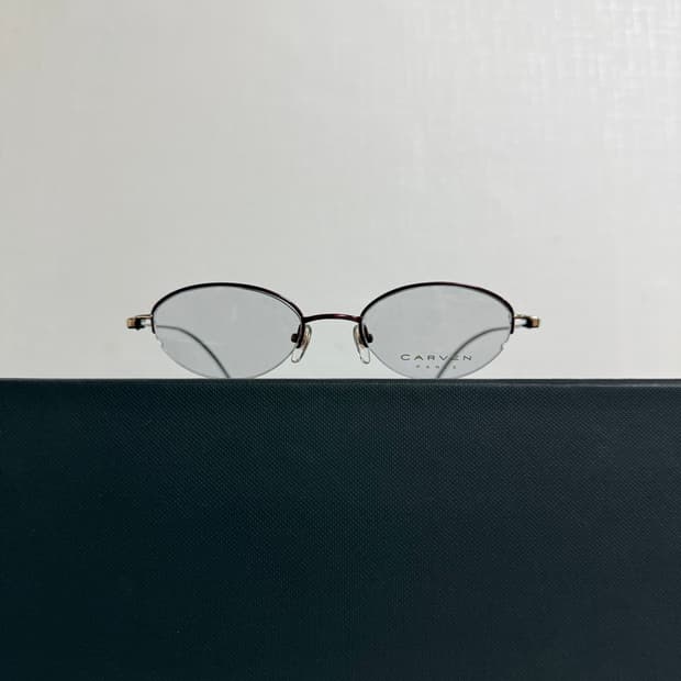 까르뱅 CARVEN 22KGP 타원형 안경 49 18 135