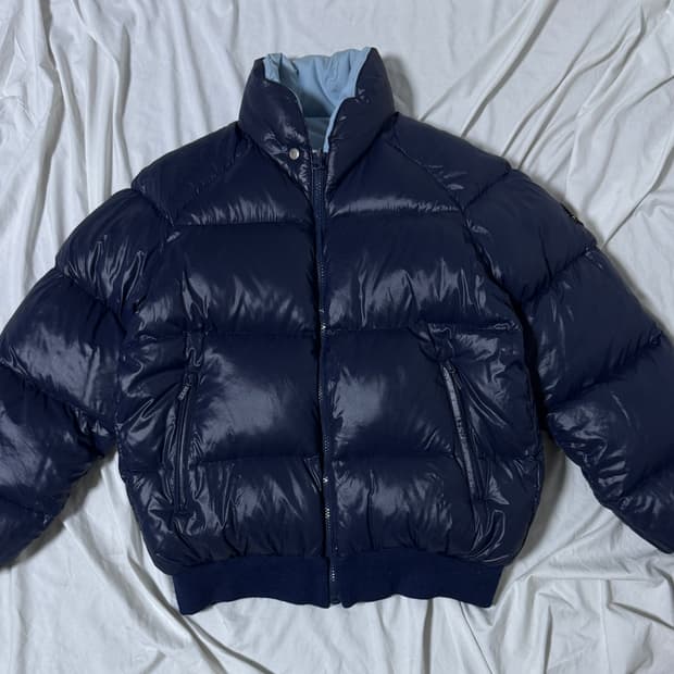 80s 몽클레어 아식스 스키라인 리버시블 패딩