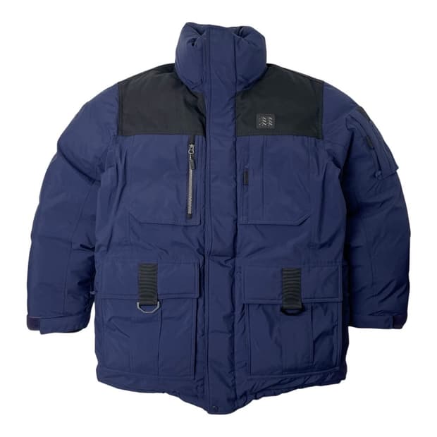 [중고] 코오롱 구스다운 네이비 대장 패딩 점퍼 105