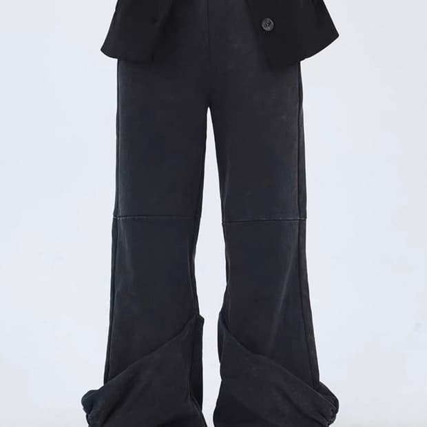 Heavy shirring pants