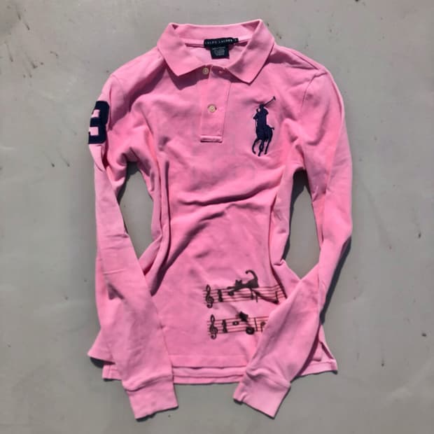 pink melody top