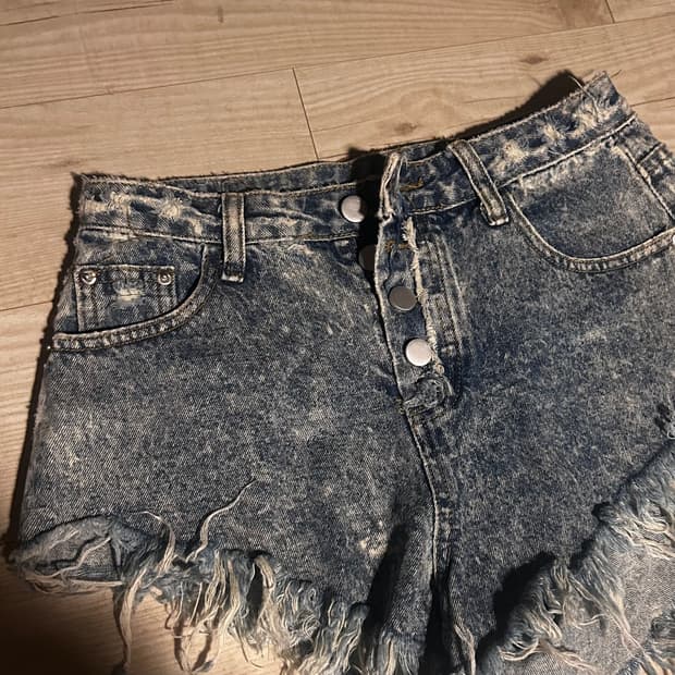 빈티지 데님 쇼츠