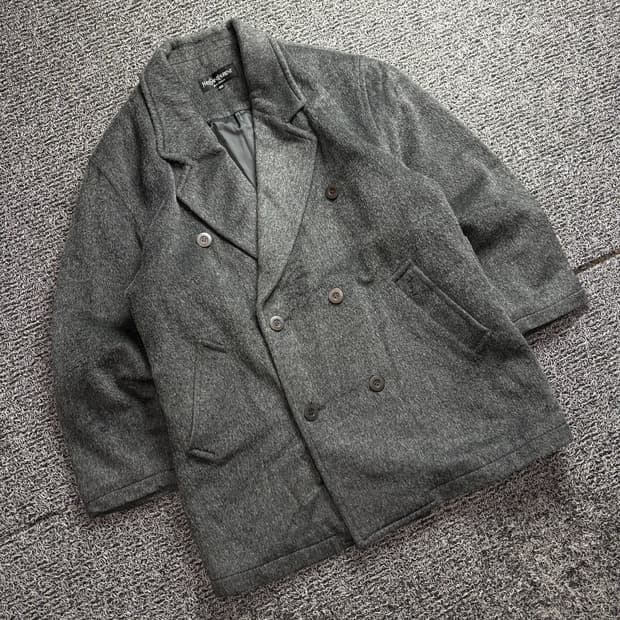 90s YSL 입생로랑 아카이브 모헤어 더블 코트 2856