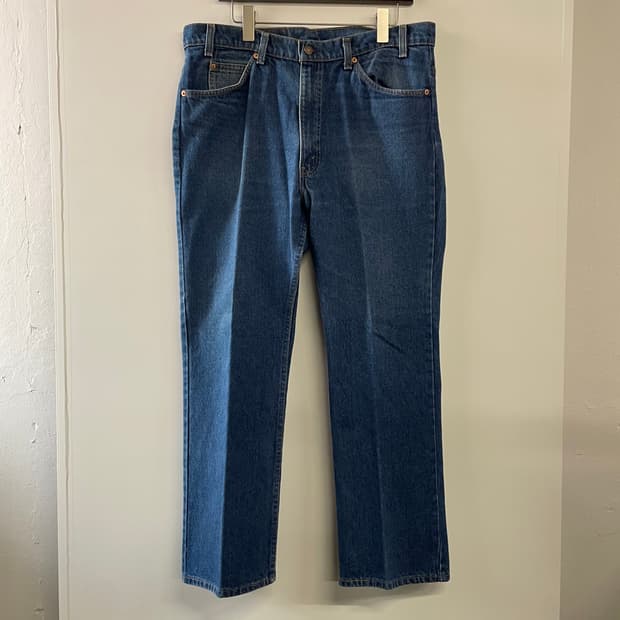 90s 리바이스 517 오렌지탭 부츠컷 데님팬츠 USA