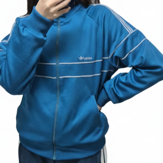 일본 아디다스x데상트 서독 져지/빈티지 80's 트랙탑