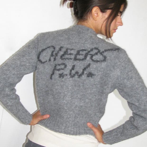 팔로마울 Paloma wool 니트 집업 가디건 / 라이트 그레이