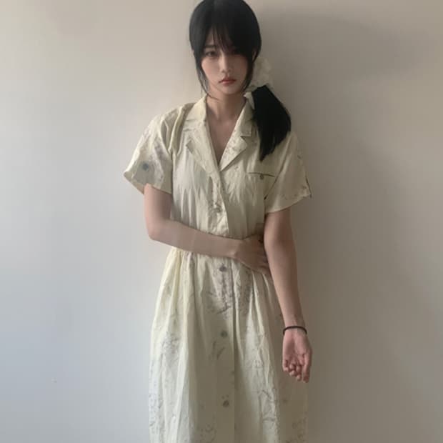 Lily button shirts dress