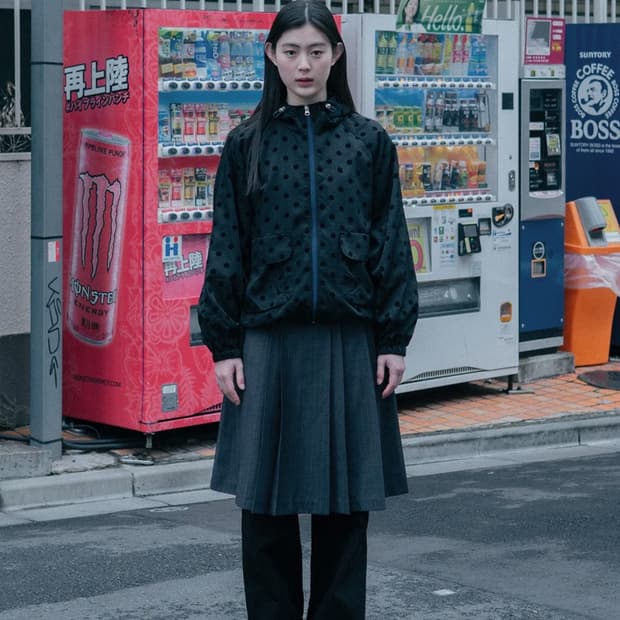 오헤시오 바람막이 dot frill windbreaker