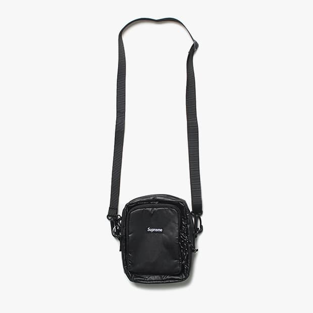  SUPREME "Black Shoulder Bag"