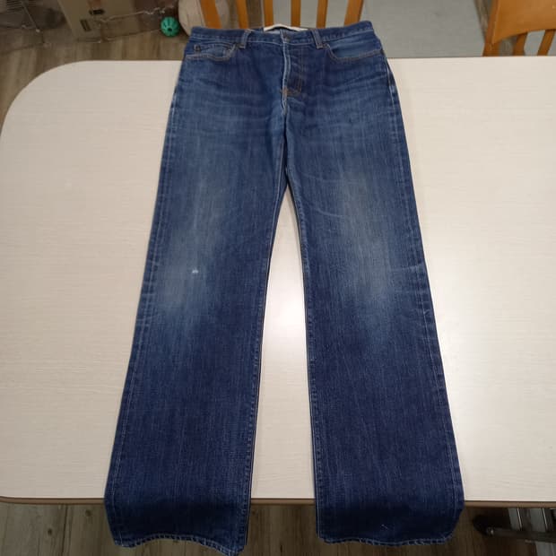 32 GAP 워싱 세미와이드진 버튼플라이 32-366