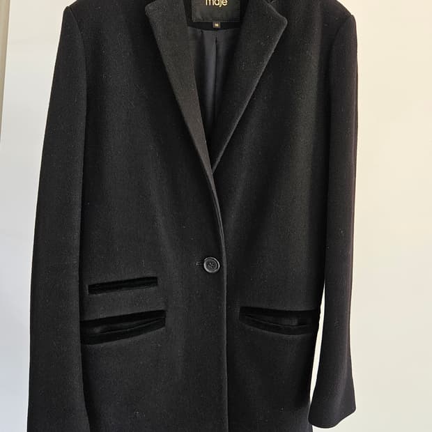 검정 모직 자켓 36