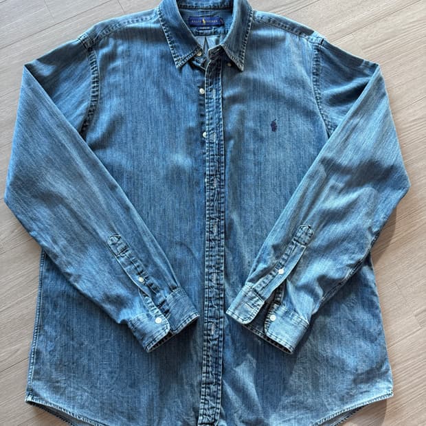 polo 폴로 샴브레이 데님 셔츠 xl