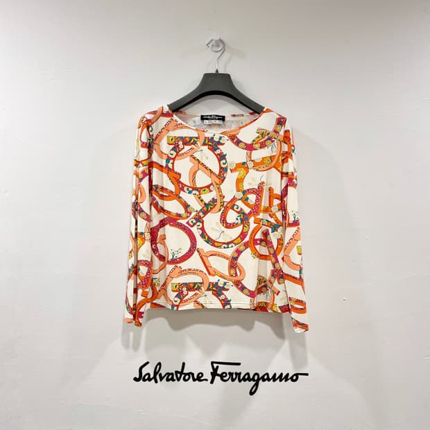 Salvatore Ferragamo 페라가모 긴팔 티셔츠