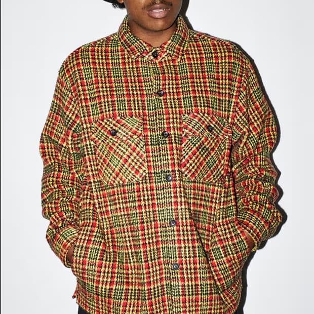 슈프림 플란넬 헤비 셔츠 자켓