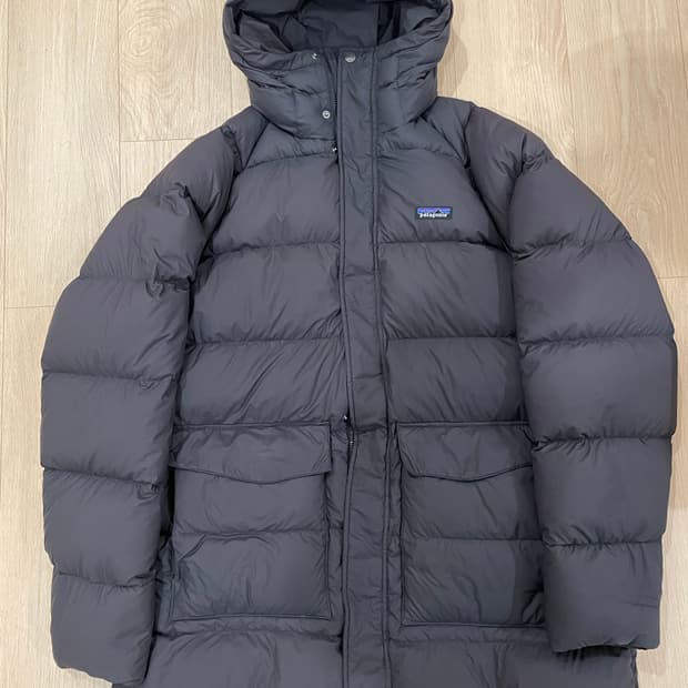 파타고니아 사일런트 후드다운 패딩 파카 XL