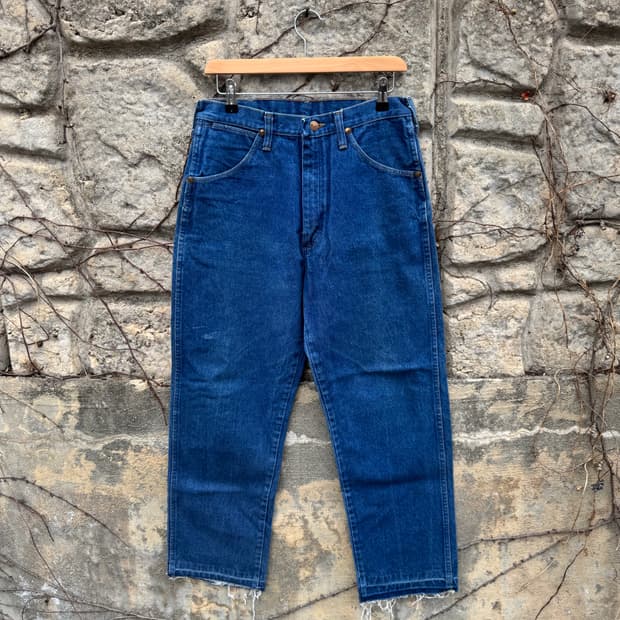 90s 랭글러 빈티지 카우보이컷 부츠컷 웨스턴 데님 팬츠 30