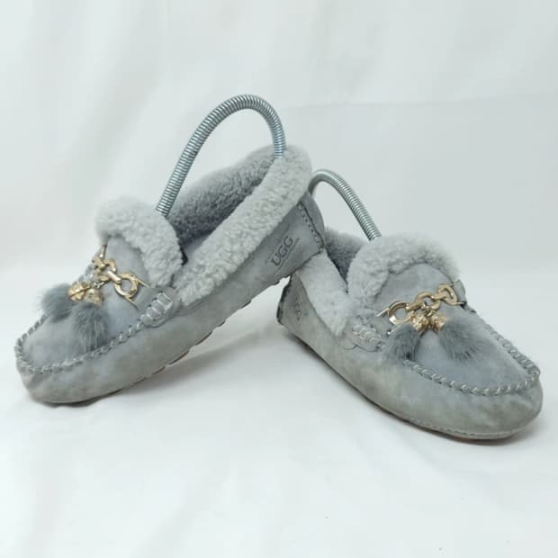 UGG 어그 모카신 220mm 그레이