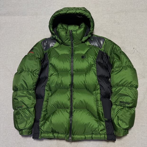 코오롱스포츠 800필 윈드스토퍼 구스다운 패딩