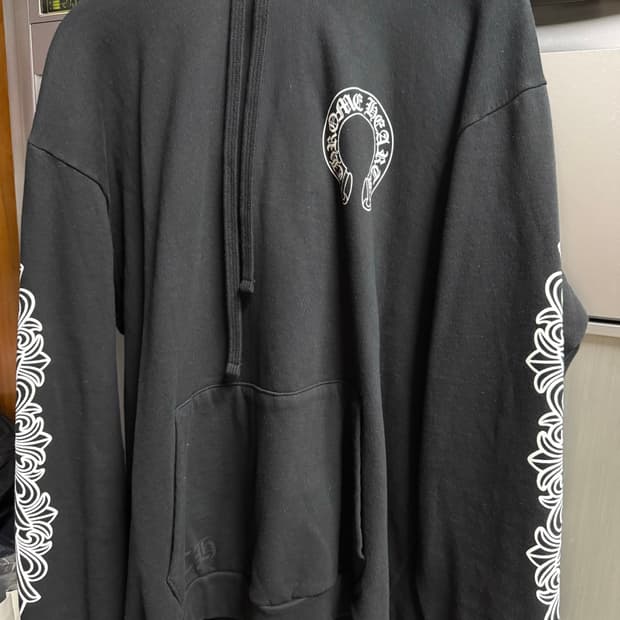 크롬하츠 홀스슈 후드티 XL