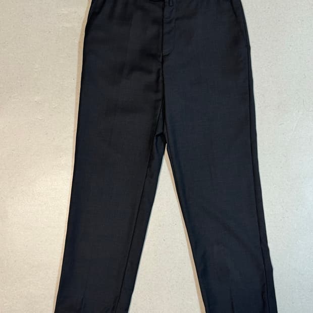 빈티지 울 캐시미어 슬랙스 정장 바지 면 바지 팬츠