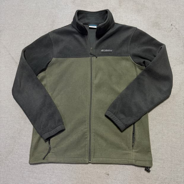 컬럼비아 카키 플리스 자켓