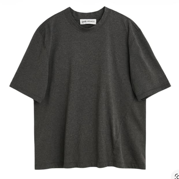 아워레가시 빅 티셔츠 다크 그레이 멜란지
