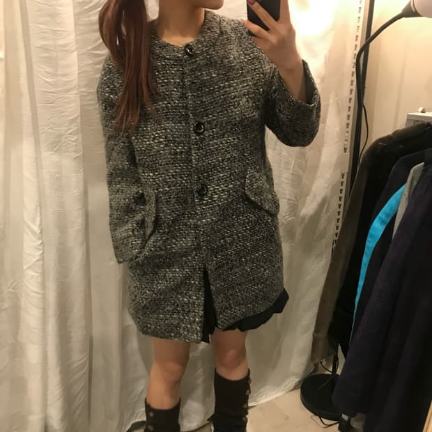 Jill by jillstuart 질스튜어트 라떼갸루 쿠앤크 코트