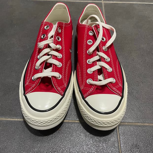 [260]컨버스 레드 로우 텍제거한 새상품