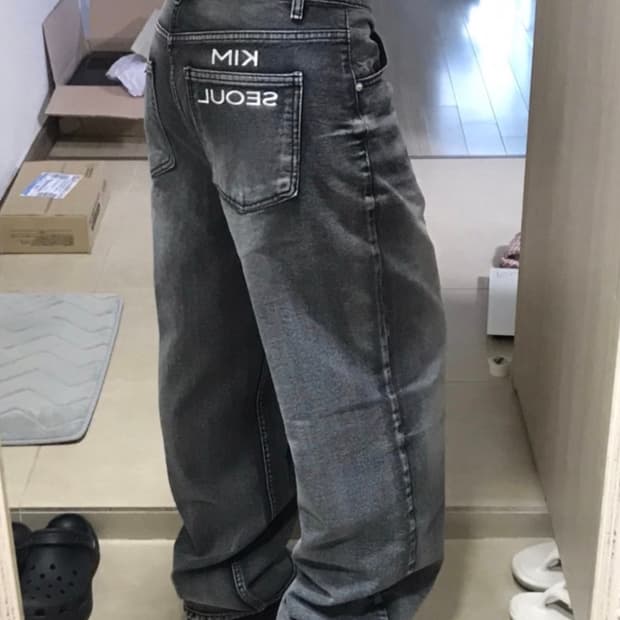 킴서울 777 DOMINGO BLACK JEANS