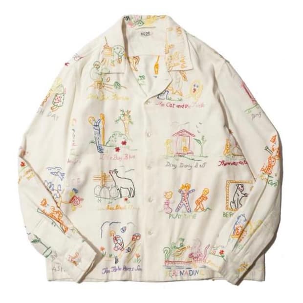 보디 bode NURSERY RHYME LS SHIRT (새상품) 