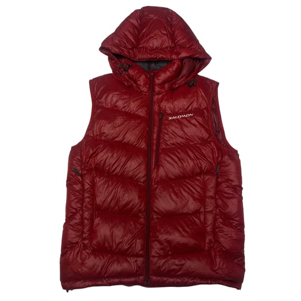 살로몬 레드 조끼패딩베스트 100