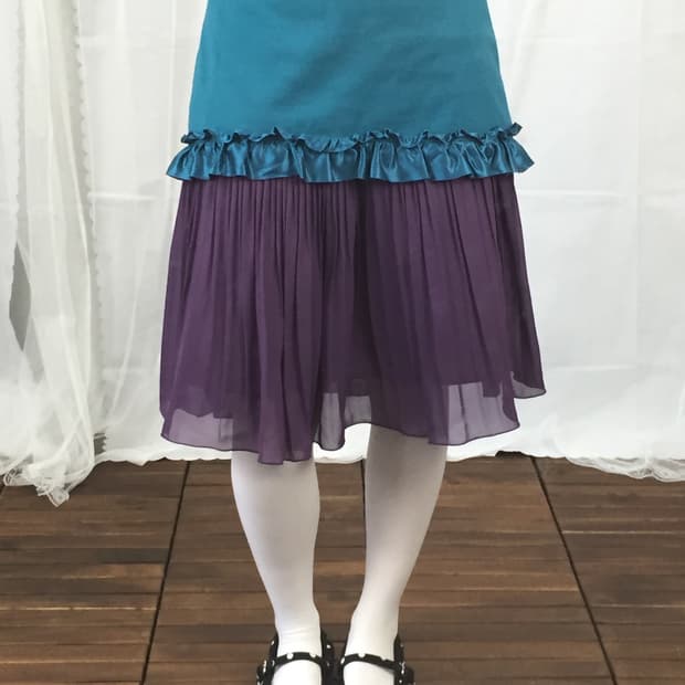 'C.d.s Basic' Purple Midi Skirts